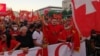 Montenegrins March To Oppose Pro-Serb Rallies, Symbols Following Elections