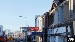 Крайстчерч шаарынын жер титирөөдөн кийинки бир көрүнүшү. 4-сентябрь, 2010-жыл.  