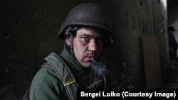 Сергій Танасов у Донецькому аеропорту