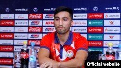 Аҳтам Назаров, бозигари дастаи "Истиқлол"-и Душанбе.