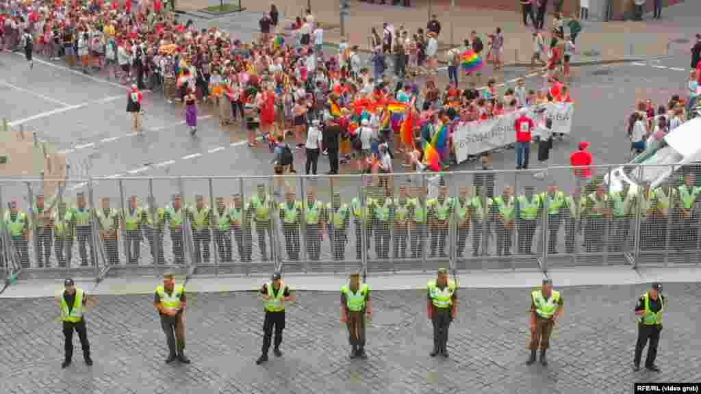 Police said that nine people were arrested on suspicion of preparing provocations against participants in the Kyiv Pride event.