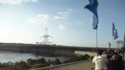 У Запоріжжі вшанували жертв підриву греблі ДніпроГЕСу