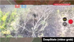 Штурм російських військ із використанням трубопроводу під Куп'янськом, скрін з відео військових (DeepState)