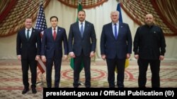 ABŞ-nyň we Ukrainanyň delegasiýalary Saud Arabystanynyň Jidde şäherinde gepleşik geçirdi.