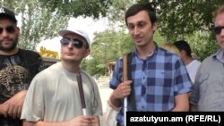 Տեսողության խնդիրներ ունեցող անձինք բողոքում են ԿՄ ղեկավարության գործողություններից, 1-ը օգոստոսի, 2018 թ․ 