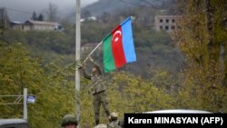 Азербайджанские военнослужащие в Нагорном Карабахе