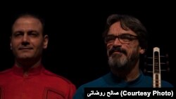 از راست: حسین علیزاده و علیرضا قربانی