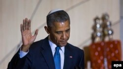 باراک اوباما در کنیسه «آداس اسرائیل» واشینگتن