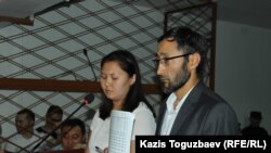 Теолог Рашид Мухитдинов выступает в Алмалинском районном суде Алматы, 19 июня 2019 года.  