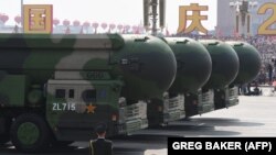 Չինաստանի DF-41 միջմայրցամաքային բալիստիկ հրթիռները Պեկինում զորահանդեսի ժամանակ, արխիվ