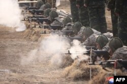 Солдати Північної Кореї на навчаннях