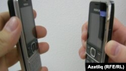 Tatarstan --  Mobile phones, generic photo, Kazan, 27Jan2011
