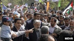 میرحسین موسوی در راهپیمایی روز قدس