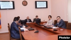 Armenia - The Central Electoral Commission meets in Yerevan, 8Jan2012. 