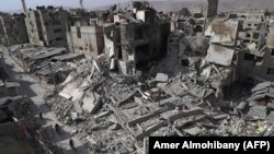 نمایی از دوما در سوریه