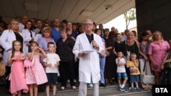 Председателят на лекарския съюз в „Майчин дом“ д-р Стоян Борисов,