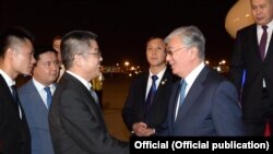 Казакстандын президенти Касым-Жомарт Токаев Бээжин аэропортунда. 11-сентябрь, 2019-жыл.