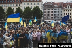 Акція до Дня Незалежності України в Дрездені