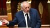 French Prime Minister Francois Bayrou delivers his general policy statement during the parliamentary extraordinary session prior to a confidence vote over the government's austerity budget, at the National Assembly in Paris on September 8, 2025.