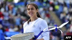 ماریون بارتولی، قهرمان بخش زنان رقابت‌های تنیس ایستبورن لندن