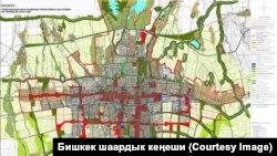 Бишкек шаарынын 2025-жылга чейинки башкы планы.