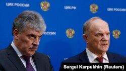 Павел Грудинин и Геннадий Зюганов