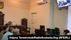 Представники родин Героїв Небесної сотні і учасники Революції гідності у приміщенні Шевченківського суду, Львів, 27 грудня 2019 року