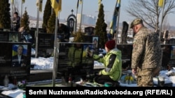 Кладбище в Буче, февраль 2025 года