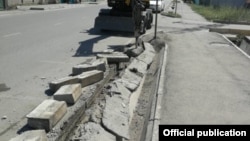 Бишкектеги кайра оңдолуп жаткан жолдор.