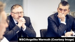 გიორგი გახარია (მარჯვნივ) და ელგუჯა ხოკრიშვილი