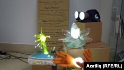 Күргәзмәдә нанотехнология кулланып эшләнгән тауарлар күрсәтелде