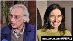 Ֆրանսահայ դերասան, ռեժիսոր Սերժ Ավեդիքյանը և ֆրանսիացի գրող Վալերի Մանտոն, 22-ը հունվարի, 2021թ.
