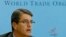 Генеральный директор Всемирной торговой организации Роберто Азеведо на представлении доклада ВТО в Женеве, 14 апреля 2014 года 