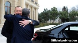 Президенты Азербайджана и Кыргызстана в Баку, 30 марта 2012