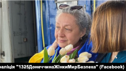 Наталія Шило після повернення з полону