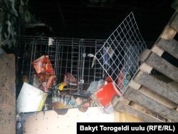 Сгоревший магазин Эльмиры Кочоровой, 9 ноября 2020 г.