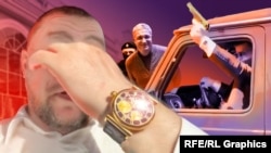 Коллаж: часы Адама Кадырова и Апти Алаудинова за 20 миллионов