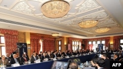 اولین جلسه وزرای دارایی گروه ۲۰ در هورشم در جنوب لندن، روز جمعه