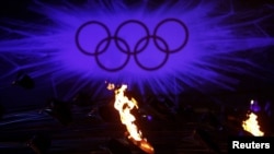 Londondaky Olimpiýa oýunlarynyň ýapylyş dabarasy. 12-nji awgust, 2012 ý.