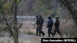 Кыргызстандын күч кызматкерлери. Бишкек. 14-октябрь, 2015-жыл