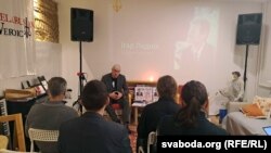Падчас вечарыны памяці Ігара Ледніка