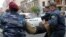 Полицейские подвергают приводу участников акции протеста, Ереван, 2 декабря 2013 г․ 