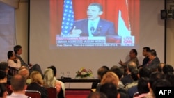 دانشگاه قاهره روز پنجشنبه، صحنه سخنرانی باراک اوباما با هدف ترمیم رابطه با دنیای اسلام بود