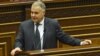Armenia - Justice Minister Davit Harutiunian speaks in the parliament in Yerevan, 6 December 2017.