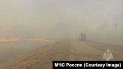 Пожежі у Хакасії