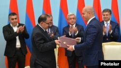 ՀՀԿ-ն և ՀՅԴ-ն կոալիցիոն հուշագիր են ստորագրում, 11-ը մայիսի, 2017թ.