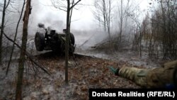 Стрельба из Д-30. Украина, 2024 год