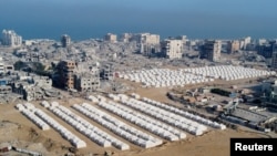 شهرک چادری آوارگان در غزه، پس از آتش‌بس