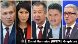 Көпчүлүк коалиция сунуштаган өкмөттүн жаңы курамы. Премьер-министрли кызматка Кубатбек Боронов, биринчи вице-премьер-министрликке Алмазбек Батырбеков сунушталды, вице-премьер-министрлер Эркин Асрандиев, Акрам Мадумаров, Аида Исмаилова ордунда калат.