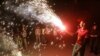 Iranians set off fireworks during the celebrations leading up to Norouz 